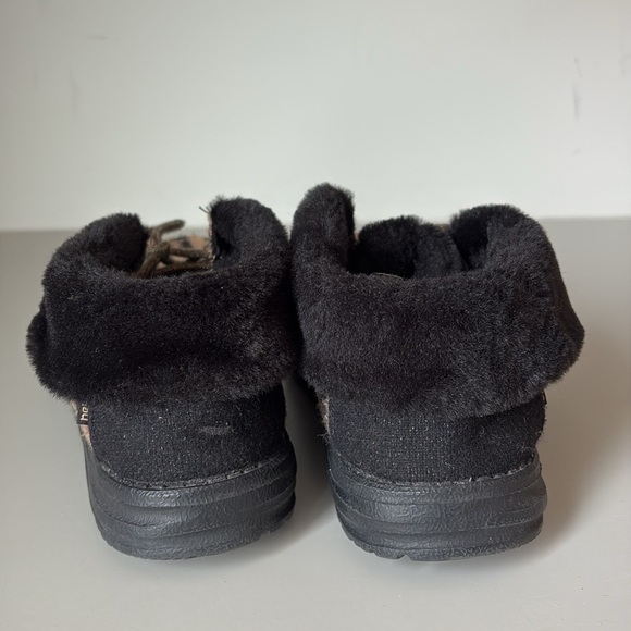 HEY DUDE BRITT LEOPARD NUT WOMEN’S Booties Size 7 - Picture 7 of 8